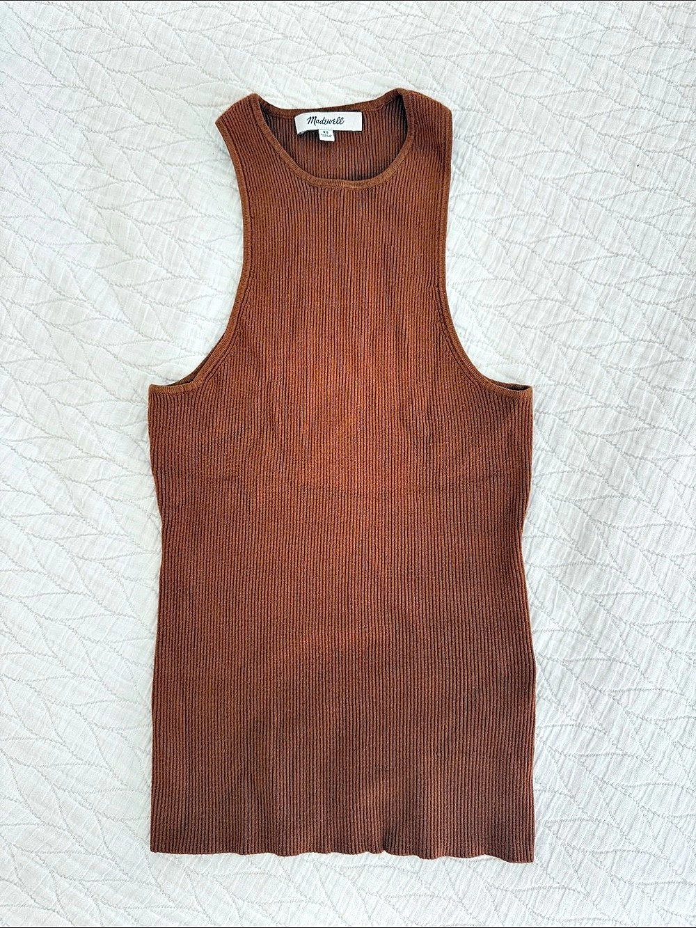 Madewell Signature Knit Cutaway Sweater Tank